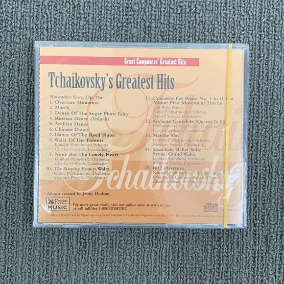 Readers Digest Music Great Composers Greatest Hits Tchaikovsky CD 2002 New - Picture 6 of 8